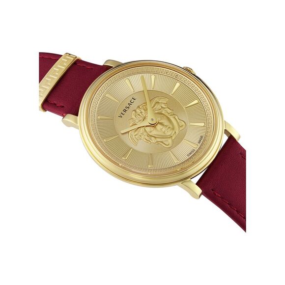 Versace  V-Circle Medusa Strap Watch Gold Womens - Picture 3 of 5